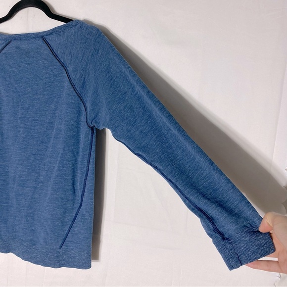Lululemon Athletica Crew Love Pullover Blue Sweatshirt XS - Picture 14 of 16